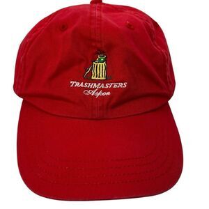 Trashmasters Aspen Colorado red golf hat 100 percent cotton